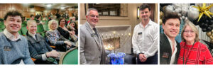 male staff member photographed smiling with senior residents